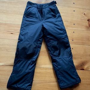 Boys black LLBean snow pants - size 12 - excellent condition